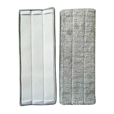 Pakke med 10 erstatningsmoppehoder for gulvvaskemopper, 33x12mm, PZCC