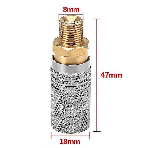 Metall Förlängd PCP Luftladdning Snabbkopplingsadapter Hylsa 1/8 BSP Verktygstillbehör