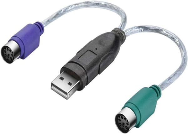 USB til PS/2-adapter, USB-adapter til tastatur- og musekonverter