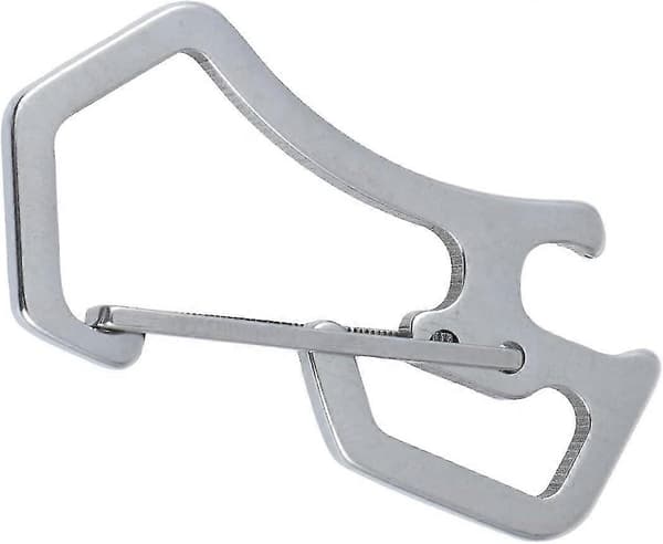 Snap-on Hängande Spänne Flasköppnare Utomhus i Rostfritt Stål (silver) (1 st) a