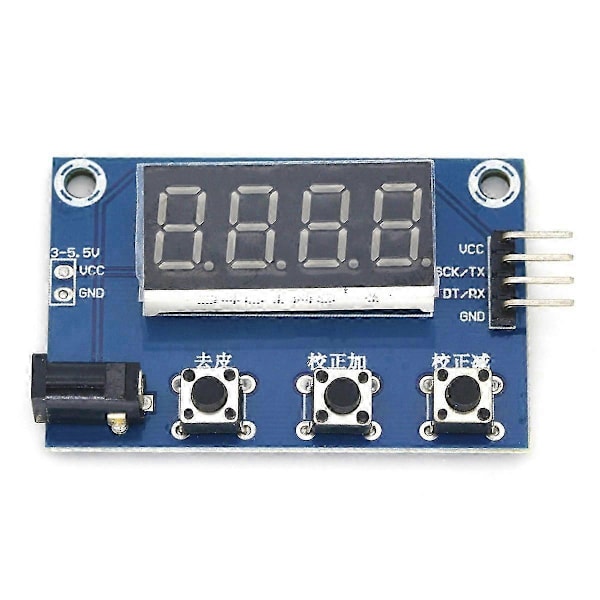 2st HX711 Lastcell AD Vikt Trycksensor AD Modul med Display 24-Bitars Vägning Instrument Elektronisk Våg