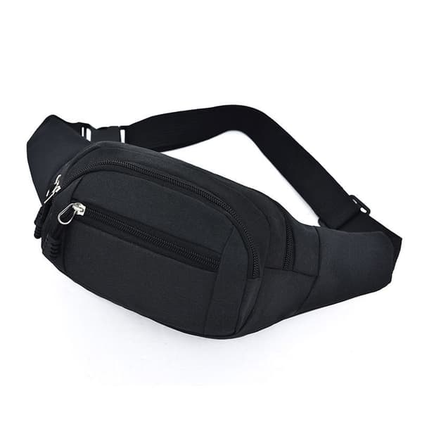 Mavetaske med flere rum Sort Sort 1-pak Sort