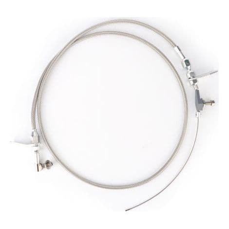 Transmission Kickdown Kabel Kit, Rustfrit Stål Kickdown Detent Transmission Kickdown Kabel Kit til 904