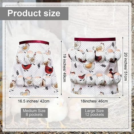 Eggeforkle - Generelt Bruk - Plukkeforkle - Polyester - Vaskbart - Praktisk