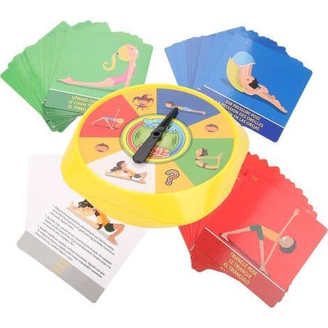 Yogakort för barn - Pedagogiskt spel för förälder-barn