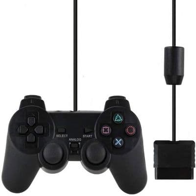 Spelkontroll - Shock Controller - PS2 - Trådbunden - Vibration - Ergonomisk