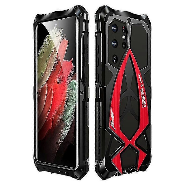 Armor Metall Stöttåligt Skal För Samsung Galaxy S21 Ultra Plus 5g A72 A52 Fe Fodral Mobiltelefon Kraftigt