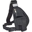 Brystsele til walkie-talkies - PZCC - Sort - Justerbar rem - Holdbar polyester - Kompakt