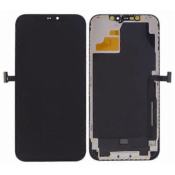 Kompatibel för iPhone 12 Pro Max Grad C LCD-skärm och Digitizer-enhet Ersättningsdel (TFT-teknik) (utan logotyp)
