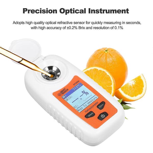 SMART SENSOR ST335A Digital Refraktometer ATC Sockerprocentmätare 0-35% Sockerkoncentrationsdetektor