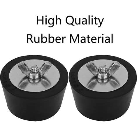 storlekar på poolvinterpluggar, 25mm + 32mm + 38mm + 51mm, gummipoolpluggar, vinterförlängningspluggar, poolavloppspluggar, avloppsslangar