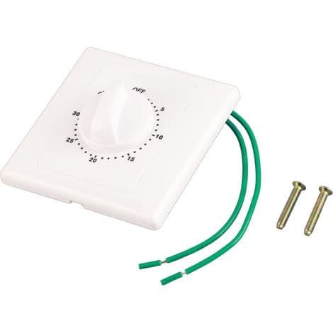 Mekanisk Pump Timer AC 220V, 30 Min Timerbrytare med Nedräkning för Väggmontering, 86 Panel