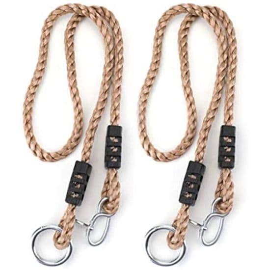 OKZ Gungsats - 2 justerbara rep - 110-180 cm - Upphängningssystem ingår - Slitstark polypropen