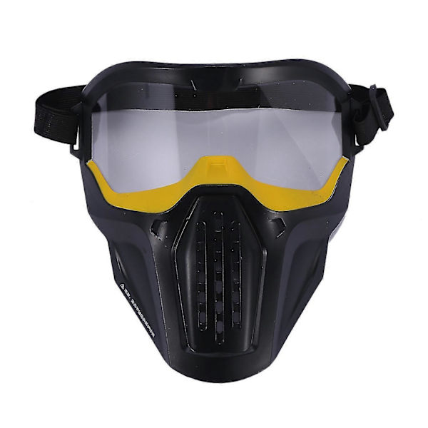 Skyddsglasögonmask för Nerf Blaster-spel gul