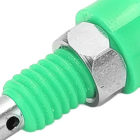 10 Stykker 2mm Hun Bananstik Forbindelse, Mini Panel Adapter Terminal til Elektroniske Instrumenter Grøn