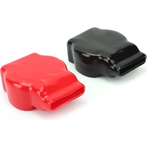 Universell beskyttelse for positive og negative batteripoler (bil, motorsykkel, lastebil).