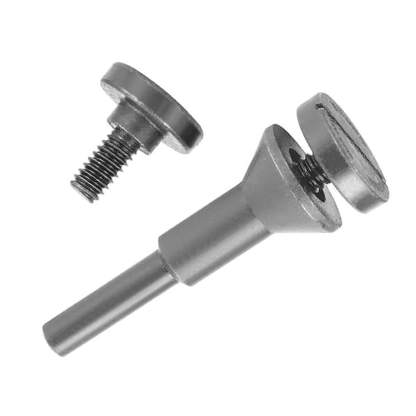 Metallkappeskive Disk Dorn Arbor 1/4\" Skaft Stem Die Grinder Sett