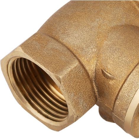1 st DN20 Mässingsbackventil med invändig gänga 232PSI Vattenåterflödesskydd