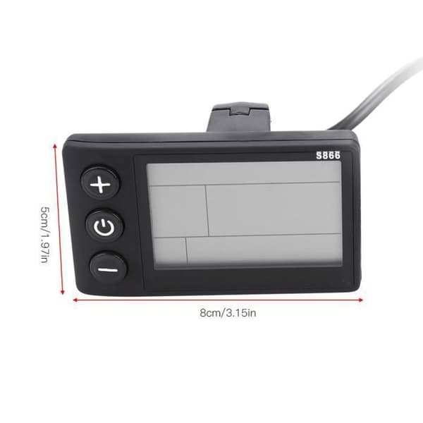 36V-48V LCD-panelcontroller-sæt til elcykel scooter HB042