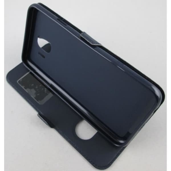 Mörkblått plånboksfodral för Samsung Galaxy J4 2018