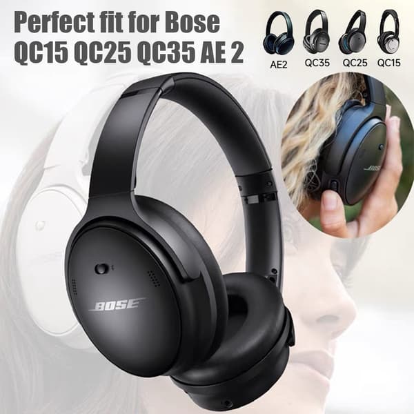 Øreputer til Bose QC15 QC25 QC35 AE 2 Beige