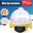 Inkubator - Homdox Mini Inkubator, 7-Egg Kapasitet, Klekkeverktøy
