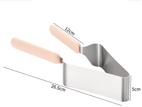 Kakekniv i rustfritt stål - 26,5*5 cm - for kaker, fester, bryllup, bursdager, baking - sølv