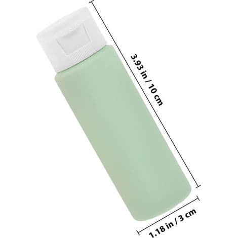 4-delt rejsestørrelse squeeze-flaske til lotion, 50 ml