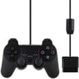 Spilcontroller - Shock Controller - PS2 - Med ledning - Vibration - Ergonomisk