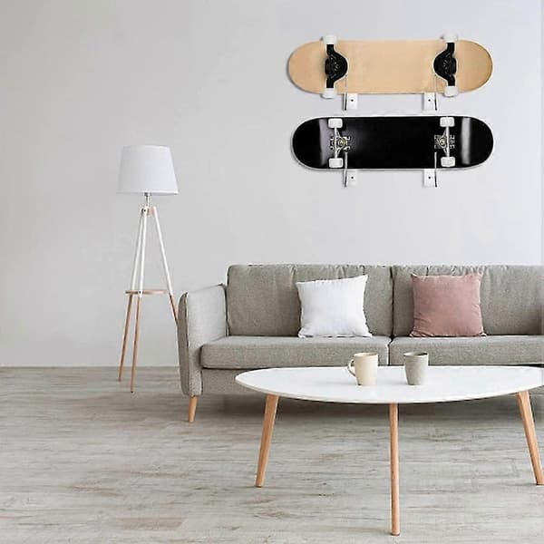 Väggmonterat skateboardställ för hemmet, väggfäste för skateboardförvaring, skateboardställ