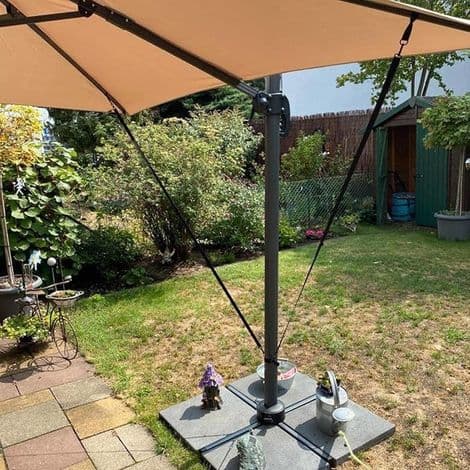 Vindtæt snor til parasol, fastgørelsessnor til parasol, anti-vibrations stabiliseringsrem til bananparasol