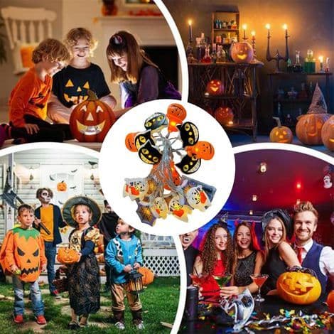 Halloween-dekorasjoner, lyslenker, girlander