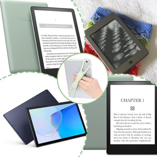 2-pack - Bekväm handledsrem - Silikonhandledsremhållare - Lämplig för Kindle, e-läsare och surfplatta - Grön - 19 x 4 x 2,5 cm