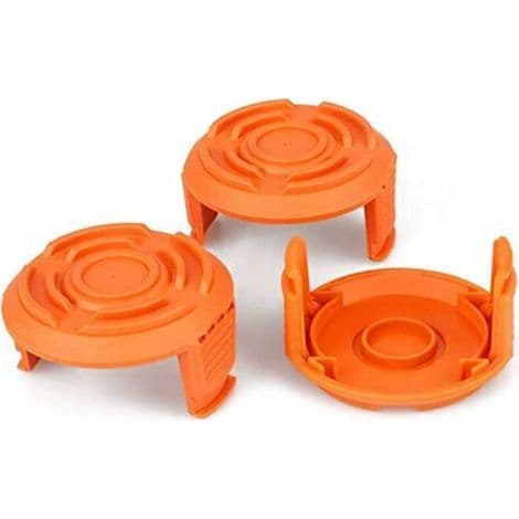 Pakke med 3 erstatningsspoledeksler for Worx gresstrimmer