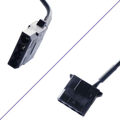 5V til 12V USB PC Vifte Strømkabel, USB til 3-pin og 4-pin Kabinettvifte Kabel, USB til 4-pin Molex Vifte Adapterkabel med Bryter