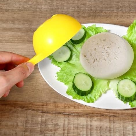 Onigiri Form - Non-Stick Fødevaregodkendt PP Risbolleform - Til Hjemmelavet Sushi Forberedelse - Sæt med 4 Stykker