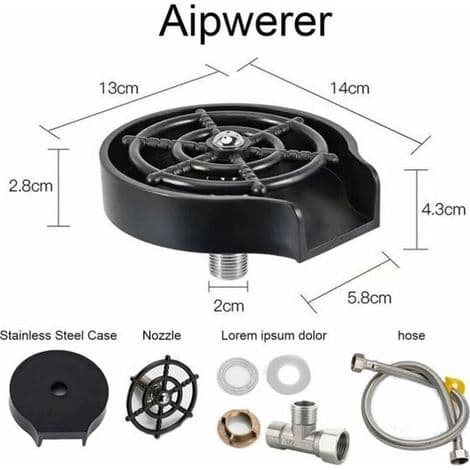 Kopvaskere - Højtrykskopvaskere - Effektiv arbejdsbesparelse - Til restauranter - Sort