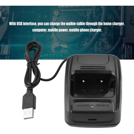 USB-opladningsstander til Baofeng 666S/777S/888S