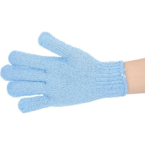 (Gul, grøn, rød, lilla, sort, pink, blå) 7-delt eksfolierende handske sæt - Blød - Elastisk - Unisex
