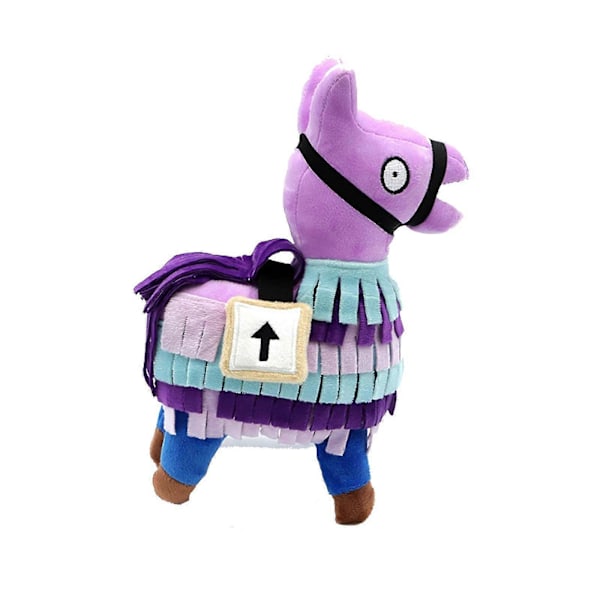 Tecknad Åsna Fortnite Alpaca Llama Plysch Figur Docka Mjukt Gosedjur Leksak Presenter Till Barn