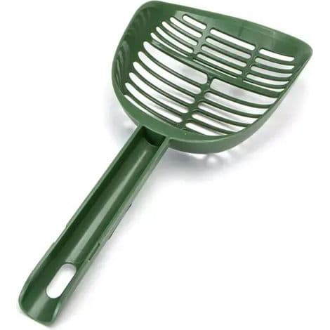 Kattspade med dubbel sil för non-stick kattsand 29,5 x 13,4 x 4,7 cm