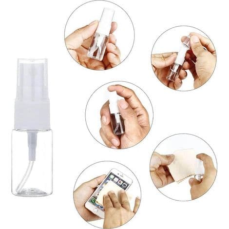 Sett med 3 x 10 ml reise-sprayflasker