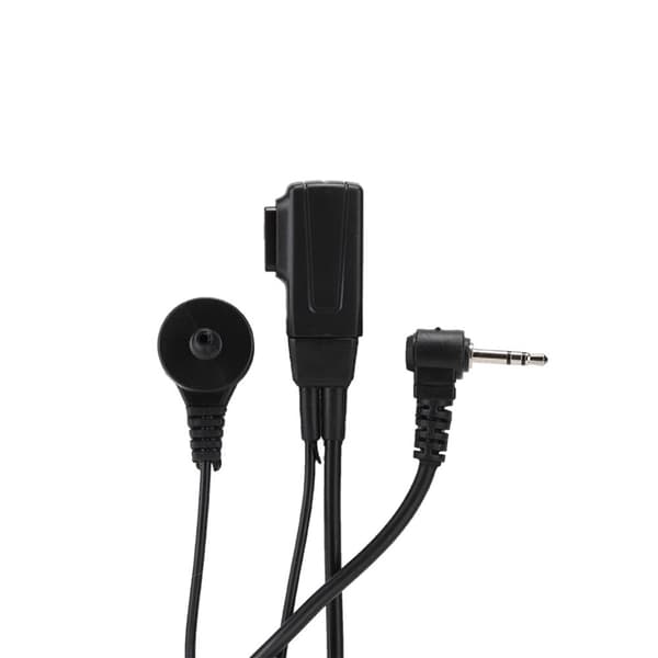 Bærbart 2,5 mm rørheadset med PTT-mikrofon til Motorola Walkie Talkies