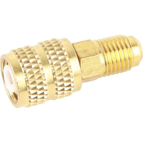 R410A Adapter 1/4\" Han SAE til 5/16\" Hun SAE til Varmepumpeforbindelse