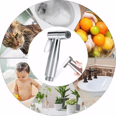 Komplet toiletspray-sæt, håndbruser til bidet