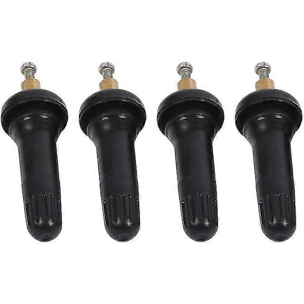 Dekktrykksensor Ventilspak Bil Dekkventil (svart) (4 stk)