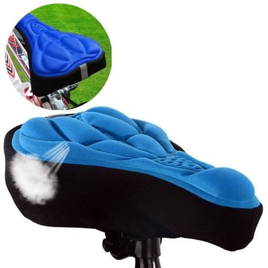 Saldekke - 3D Plus - Blå - Silikagel - Ergonomisk Komfort - Sklisikkert