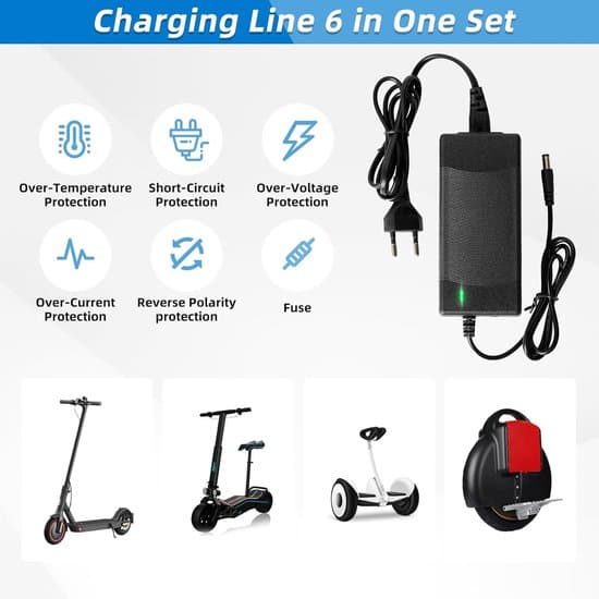 36V/42V 2A Universaloplader til El-løbehjul/Balancecykel