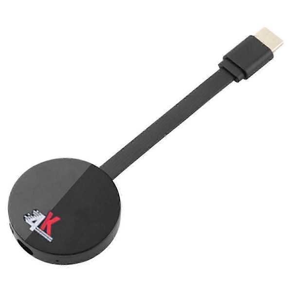 Trådlös Displaymottagare 4K - Kompatibel WiFi Display Adapter 5G+2.4G TV-sticka för Android/IOS/