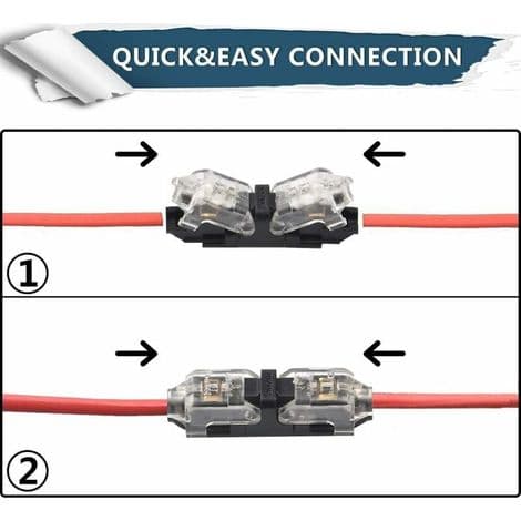 12 stk. metrisk kabelstik H 20/22 AWG, hurtigt elektrisk ledningsstik til bil, lys og lyd